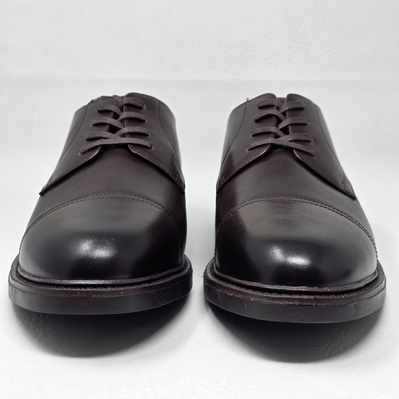 Polo Ralph Lauren Calf Leather Asher Captoe Brown Dress Shoe Men\'s Size 11 New main image 5